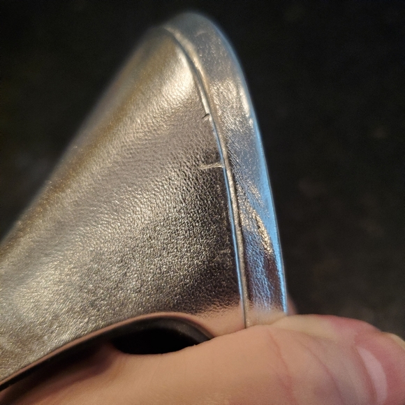 Kenneth Cole Unlisted silver 4 in. Jeweled heels - Picture 12 of 14